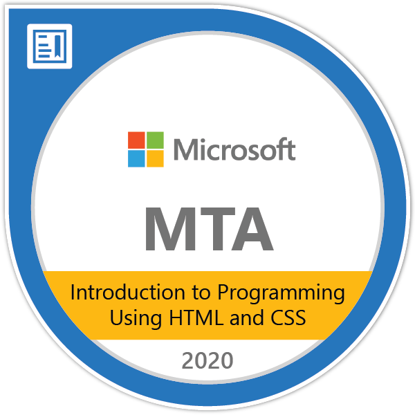 HTML/CSS MicroSoft Certification