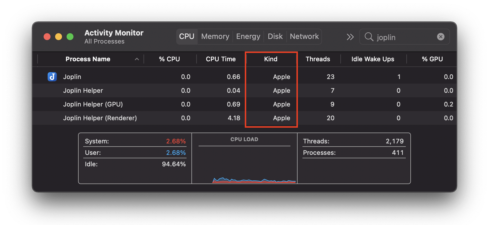 joplin-cpu-screenshot